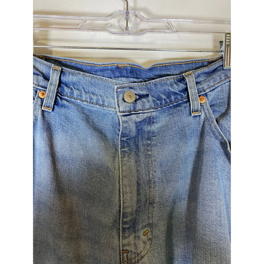 Levi's‎ 550 Relaxed Fit Jeans 38x36 Light Wash Baggy Straight Leg Y2K